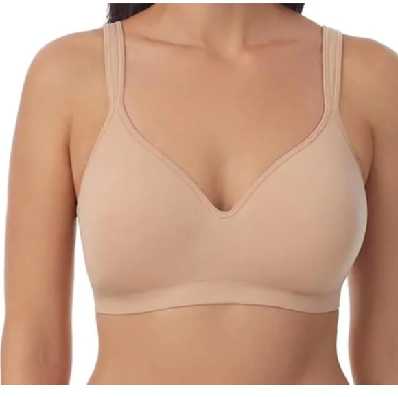 Carole Hochman Seamless Comfort Bra Wire Free Molded Cups Comfort Straps 1187728 - Picture 1 of 5